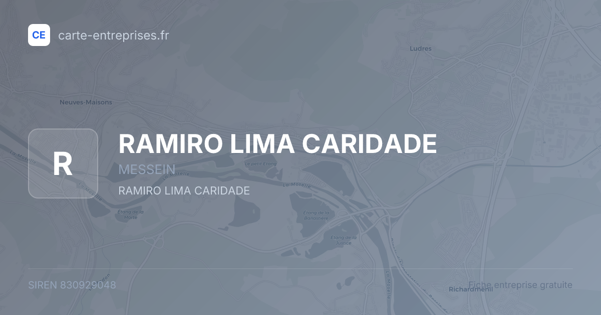 RAMIRO LIMA CARIDADE — 830929048 — fiche entreprise