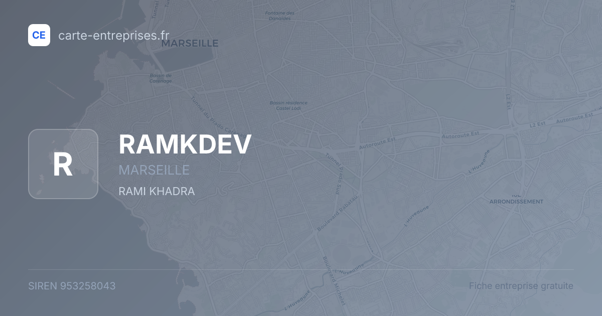 RAMKDEV — 953258043 — fiche entreprise