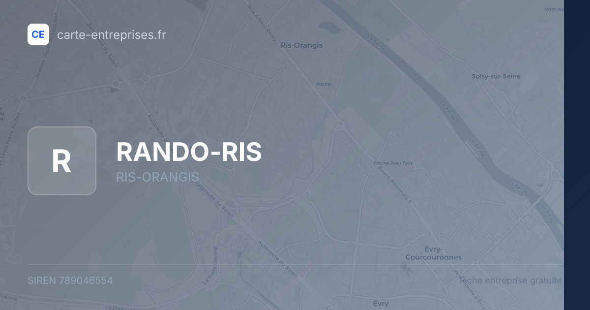 RANDO-RIS — 789046554 — fiche entreprise