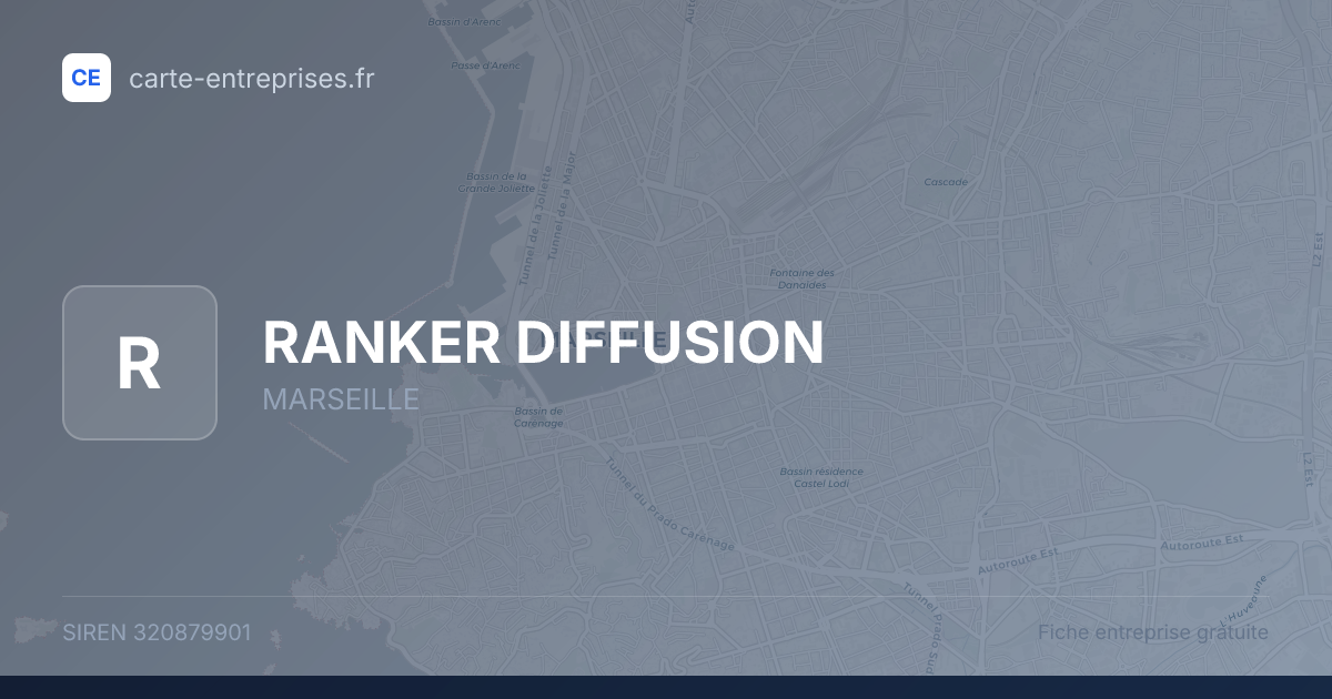 RANKER DIFFUSION — 320879901 — fiche entreprise