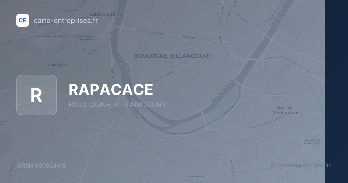 RAPACACE — 490624418 — fiche entreprise