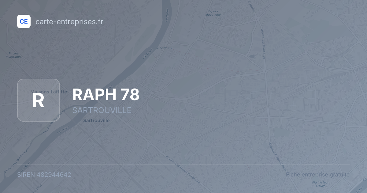 RAPH 78 — 482944642 — fiche entreprise