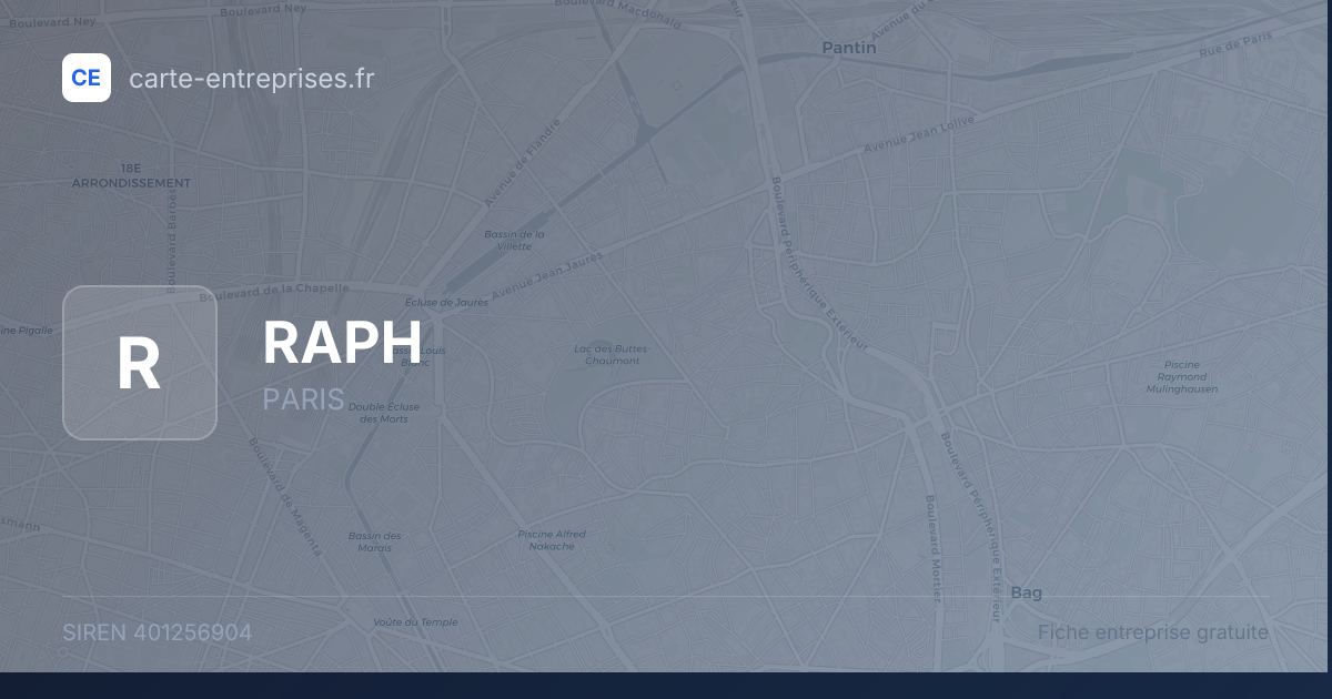 RAPH — 401256904 — fiche entreprise