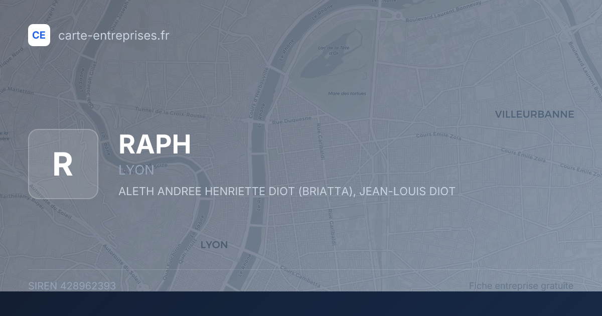 RAPH — 428962393 — fiche entreprise