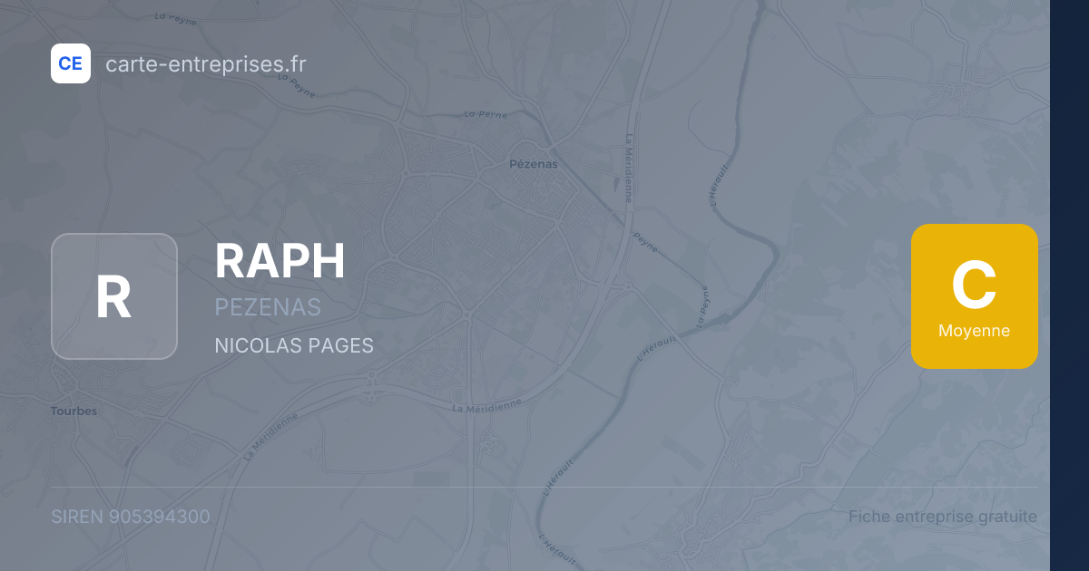 RAPH — 905394300 — fiche entreprise