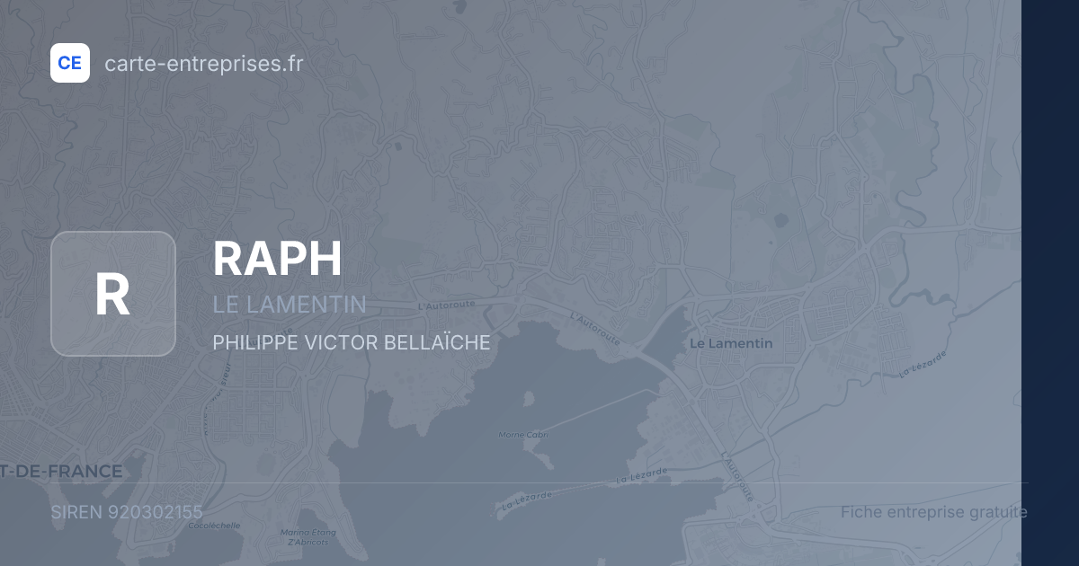 RAPH — 920302155 — fiche entreprise
