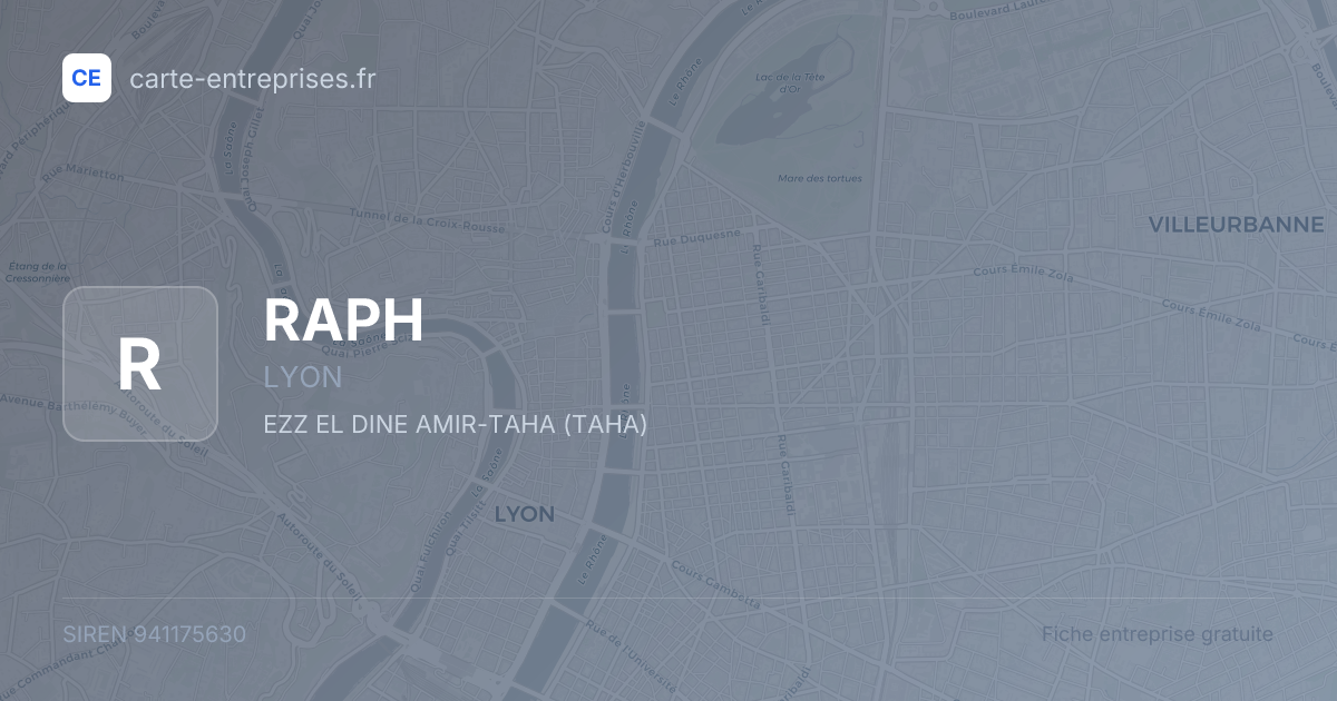 RAPH — 941175630 — fiche entreprise