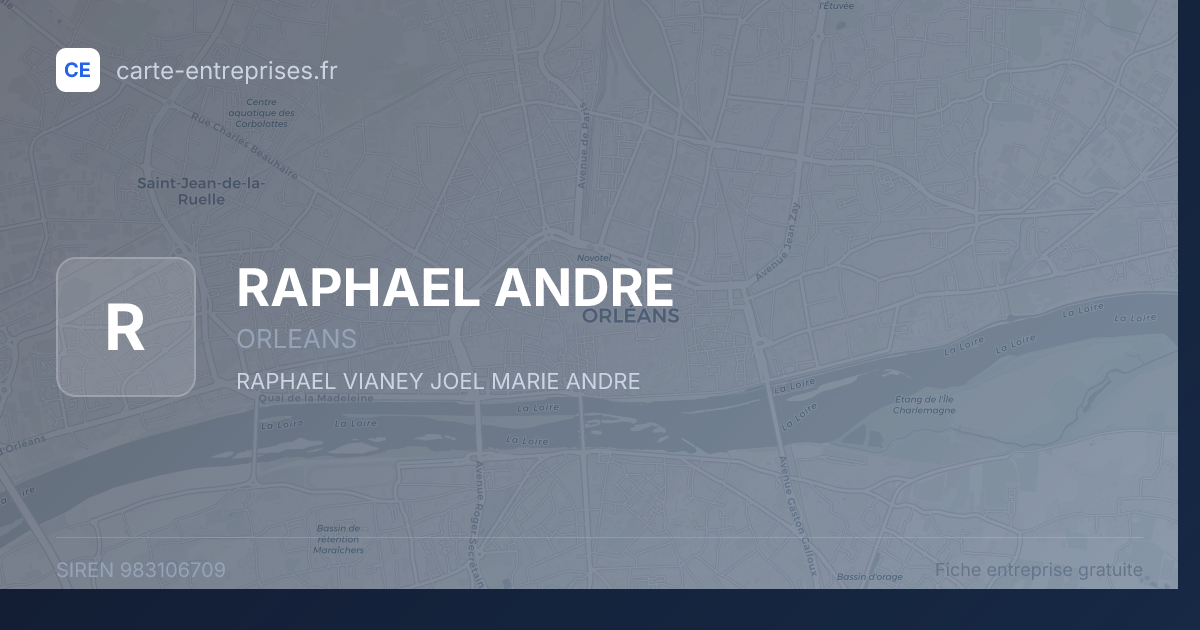 RAPHAEL ANDRE — 983106709 — fiche entreprise
