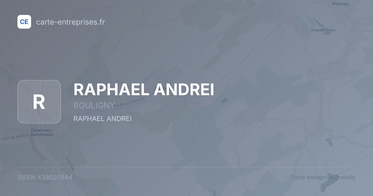 RAPHAEL ANDREI — 438020844 — fiche entreprise