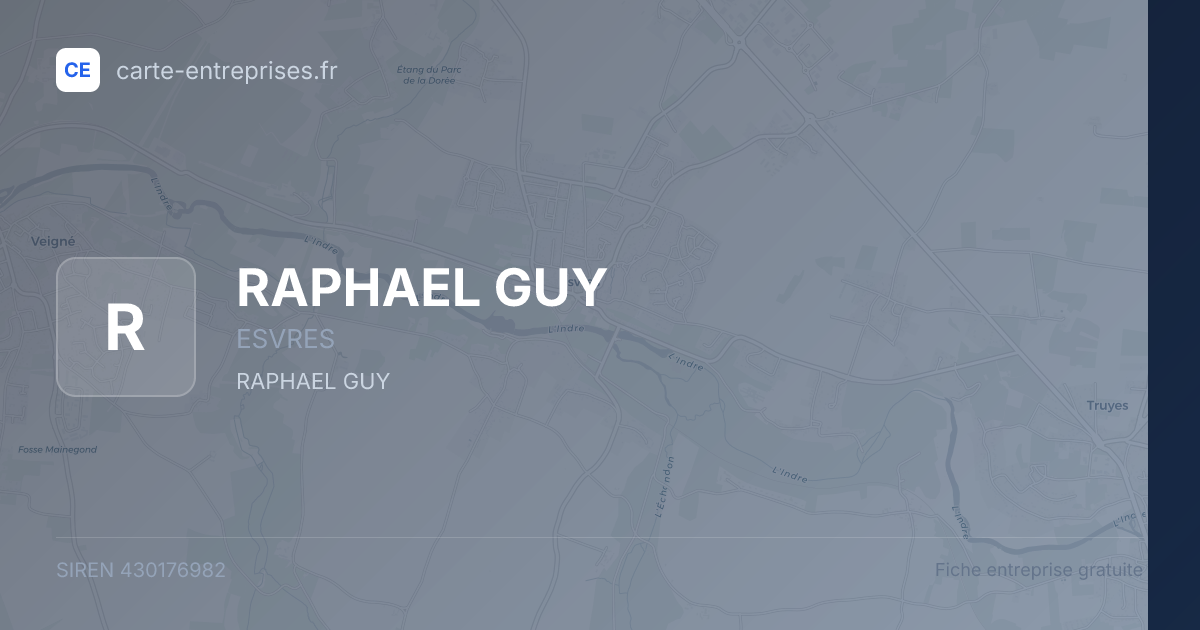 RAPHAEL GUY — 430176982 — fiche entreprise