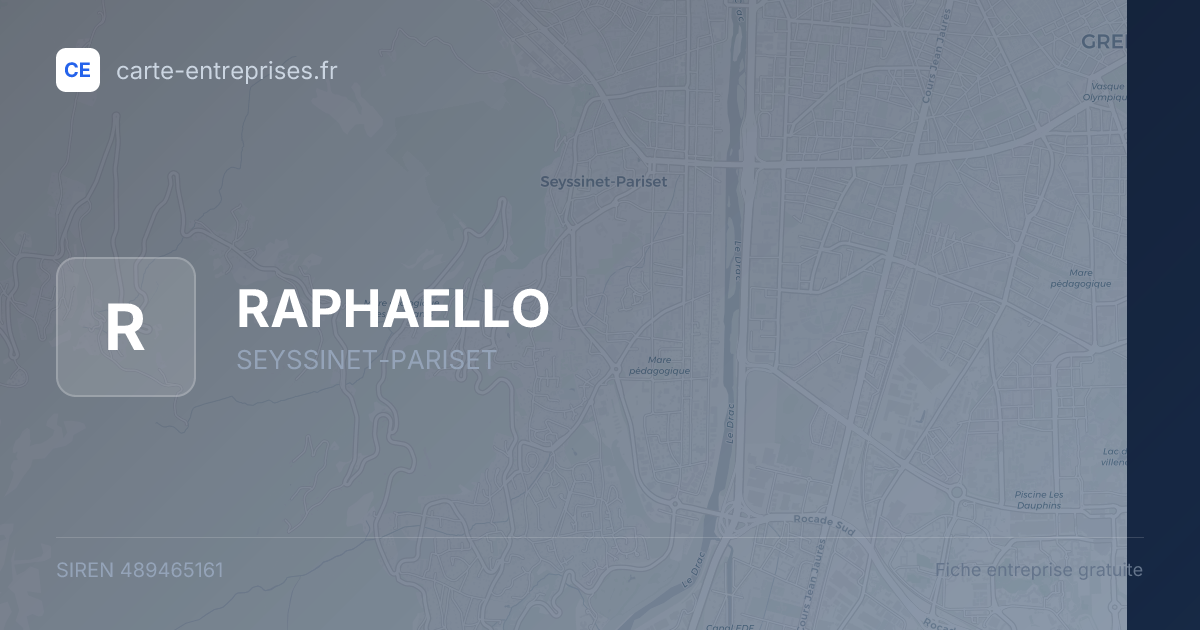 RAPHAELLO — 489465161 — fiche entreprise
