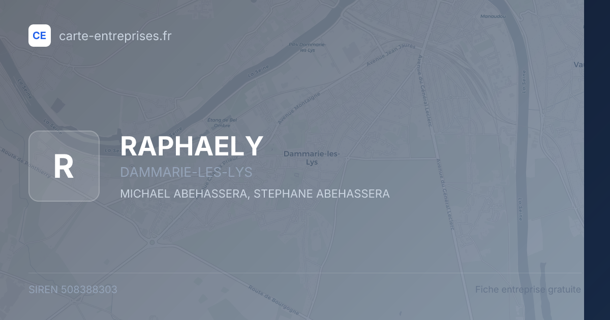 RAPHAELY — 508388303 — fiche entreprise
