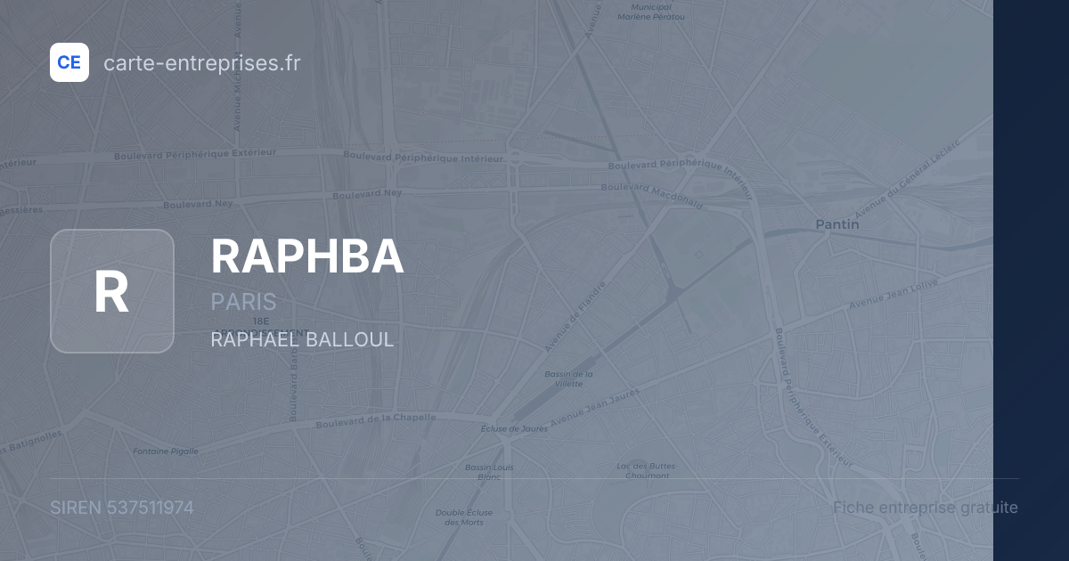 RAPHBA — 537511974 — fiche entreprise