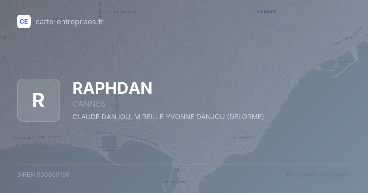 RAPHDAN — 530809136 — fiche entreprise