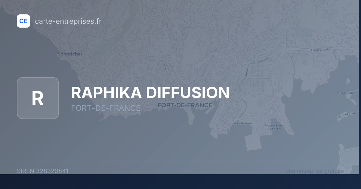 RAPHIKA DIFFUSION — 328320841 — fiche entreprise