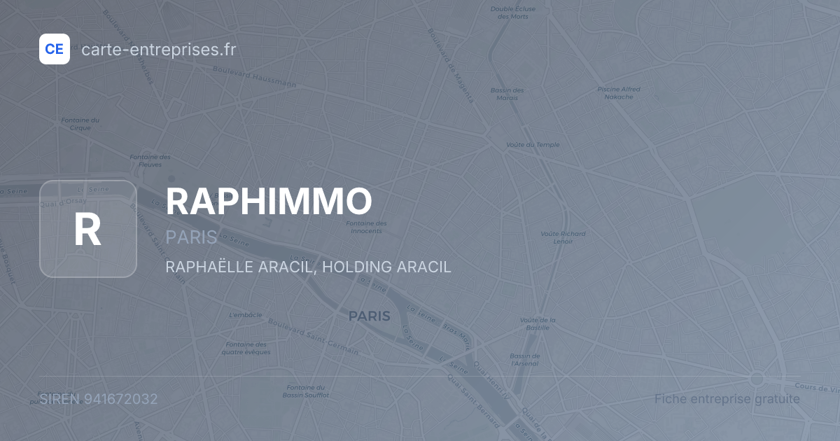 RAPHIMMO — 941672032 — fiche entreprise