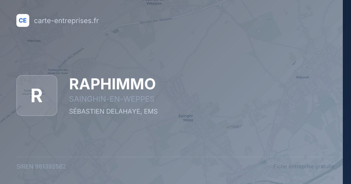 RAPHIMMO — 981392582 — fiche entreprise
