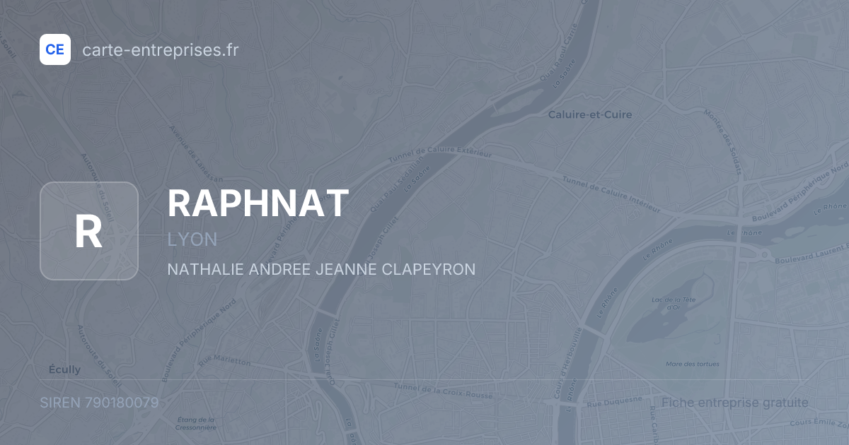 RAPHNAT — 790180079 — fiche entreprise