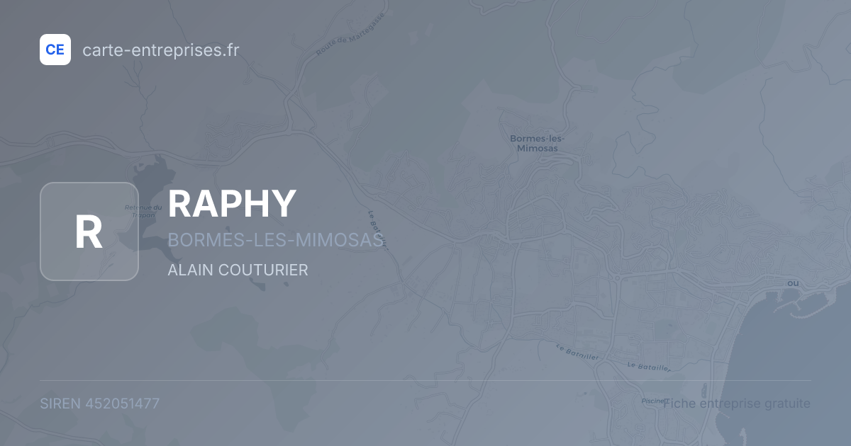 RAPHY — 452051477 — fiche entreprise