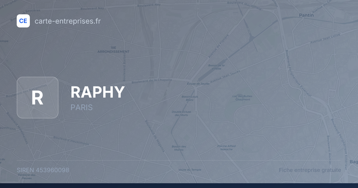 RAPHY — 453960098 — fiche entreprise