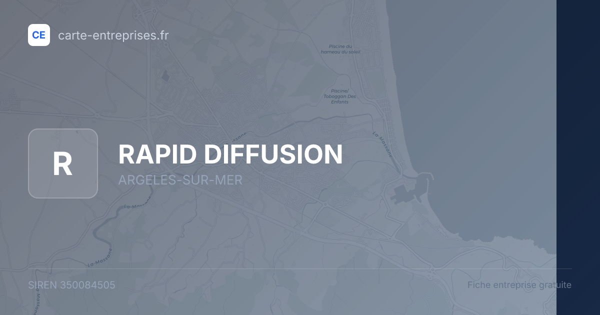 RAPID DIFFUSION — 350084505 — fiche entreprise