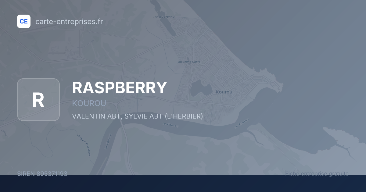 RASPBERRY — 895371193 — fiche entreprise