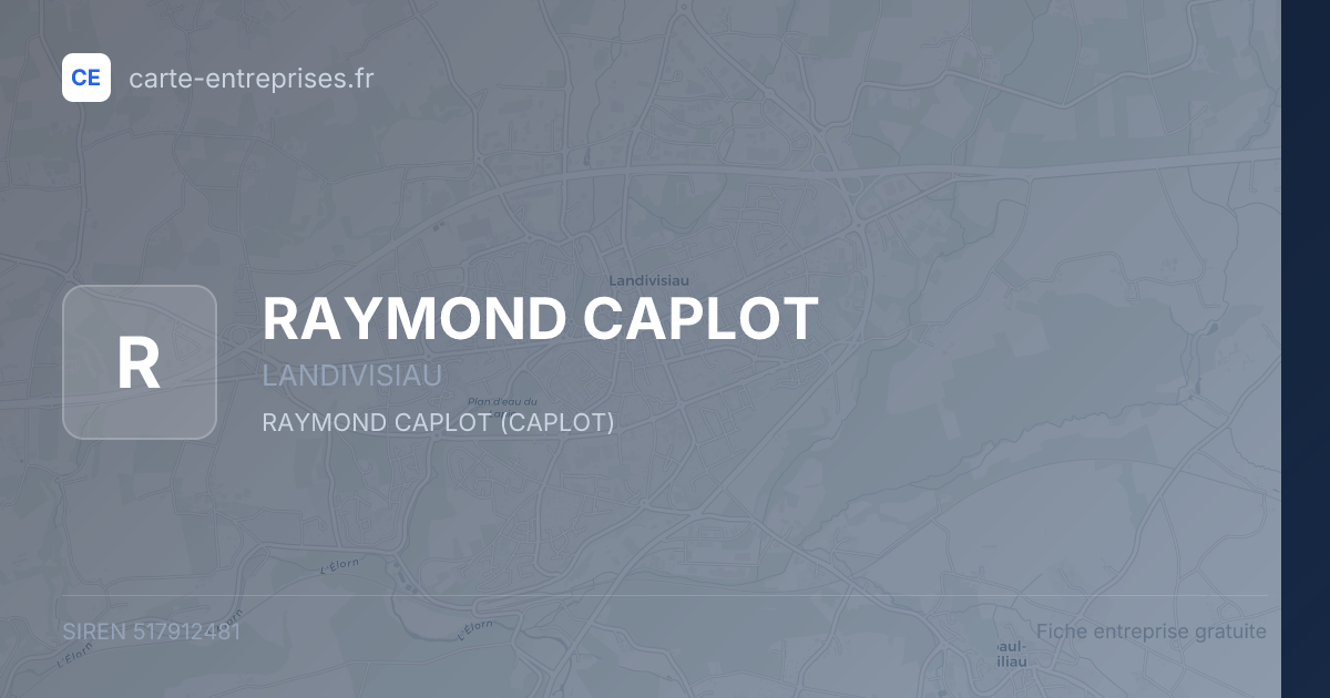 RAYMOND CAPLOT — 517912481 — fiche entreprise
