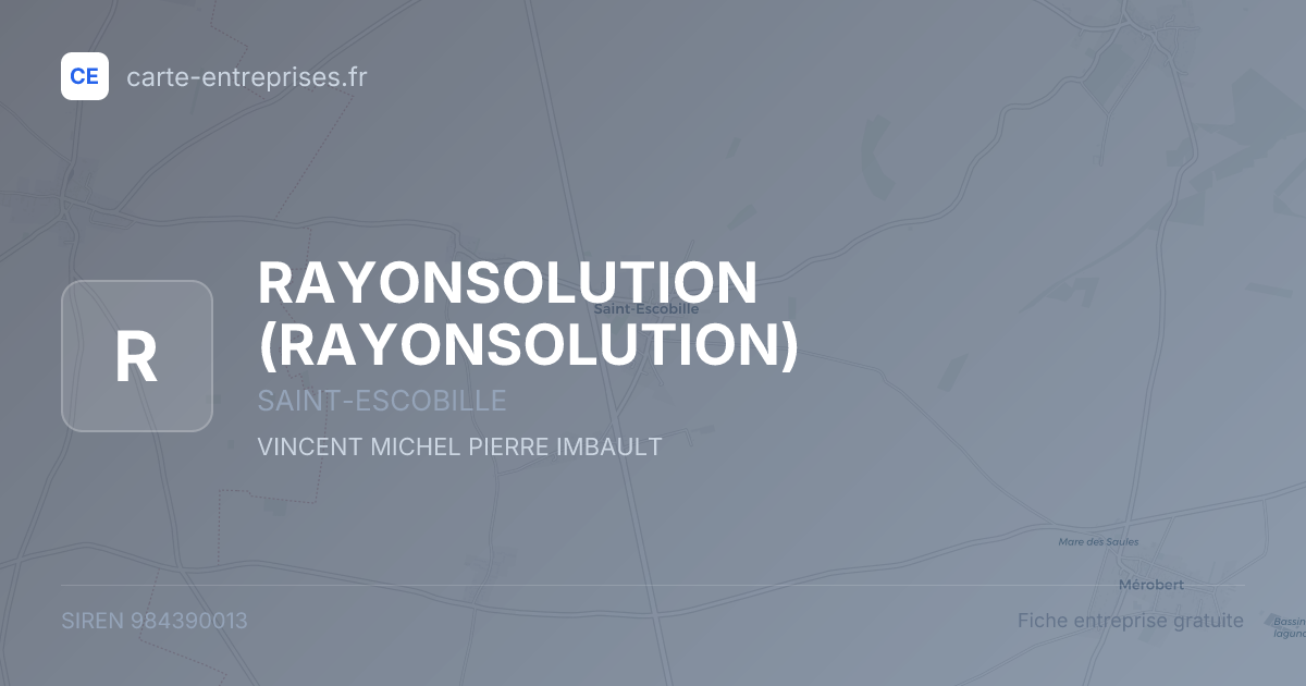 RAYONSOLUTION — 984390013 — fiche entreprise