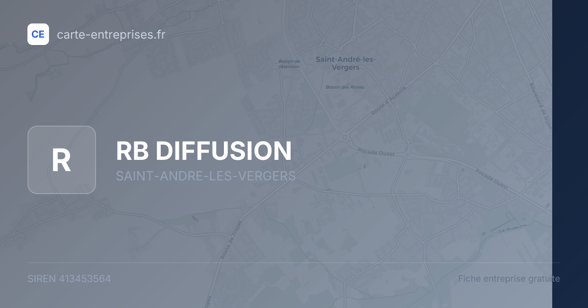 RB DIFFUSION — 413453564 — fiche entreprise
