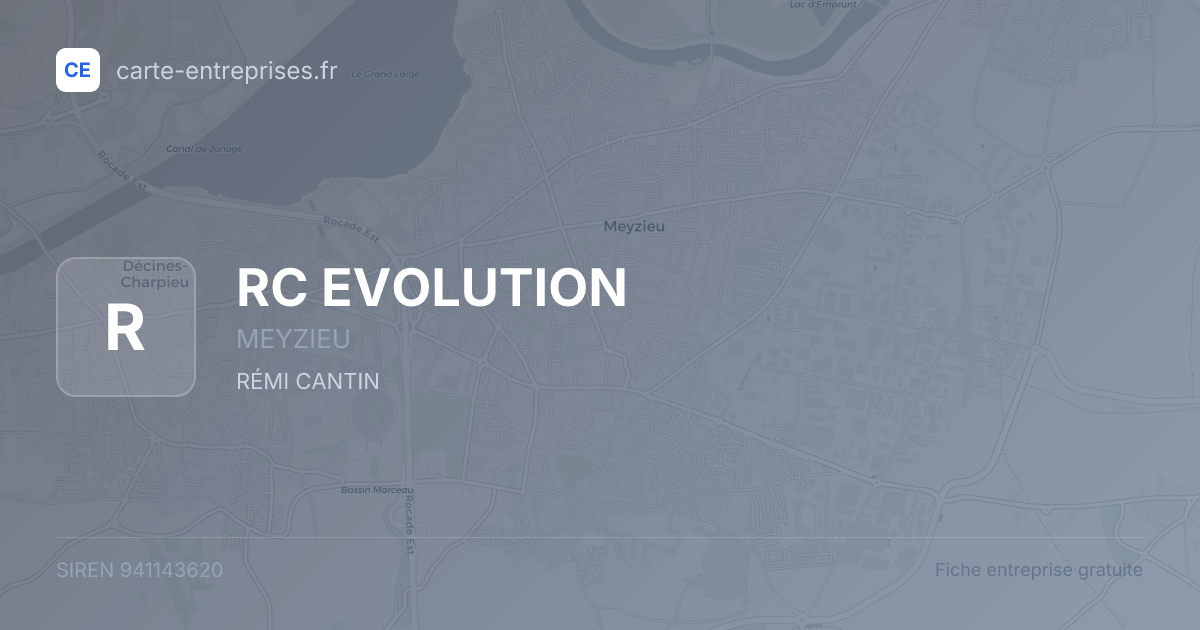 RC EVOLUTION — 941143620 — fiche entreprise