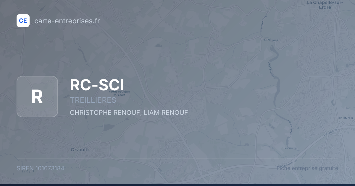 RC-SCI — 101673184 — fiche entreprise