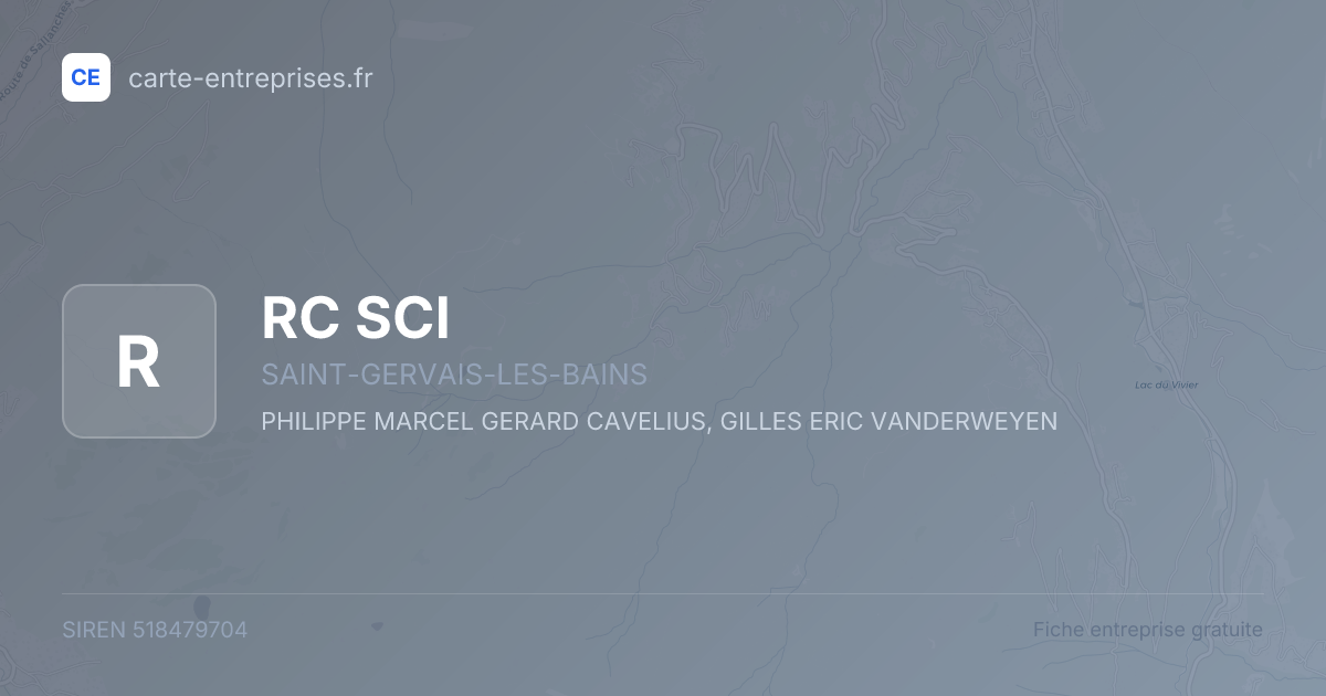RC SCI — 518479704 — fiche entreprise
