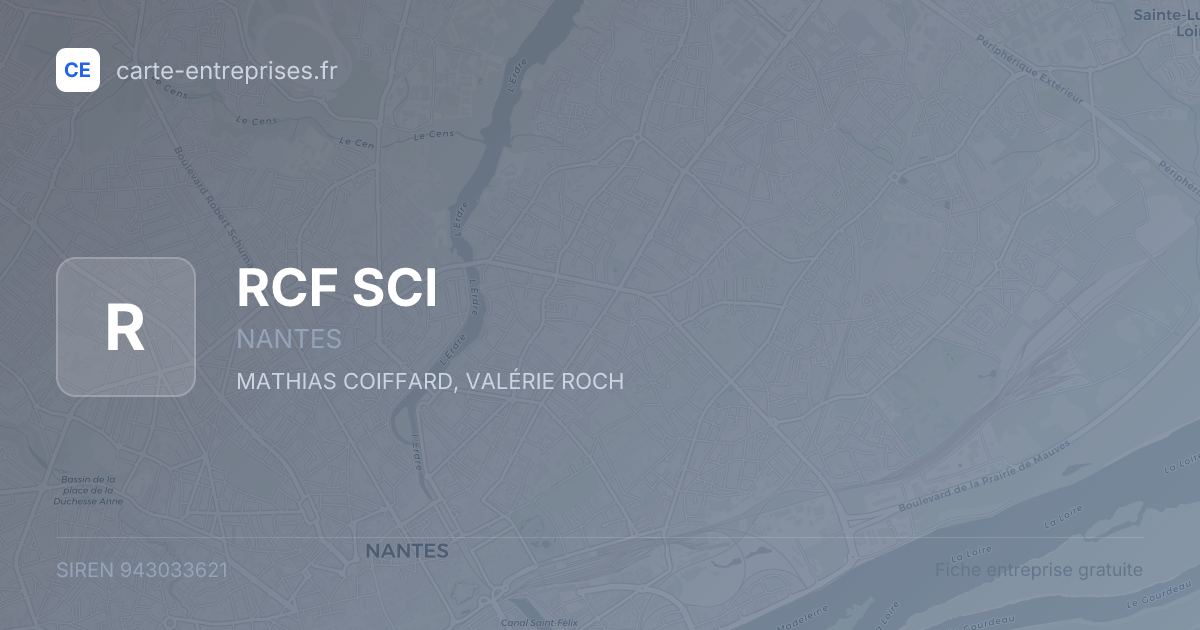 RCF SCI — 943033621 — fiche entreprise