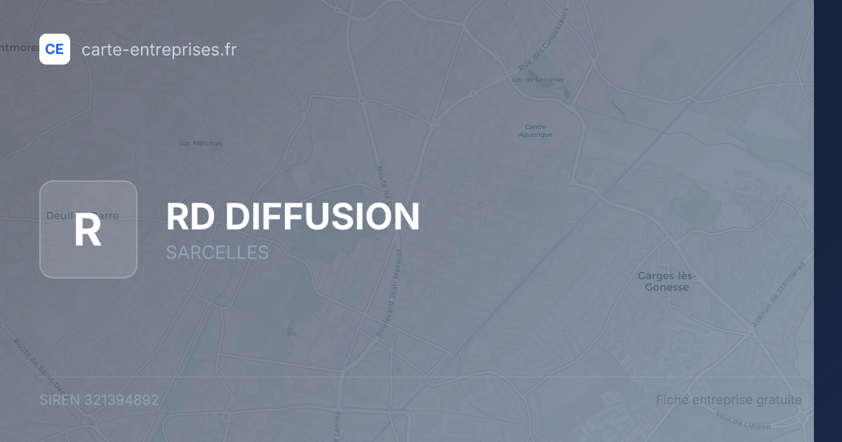 RD DIFFUSION — 321394892 — fiche entreprise