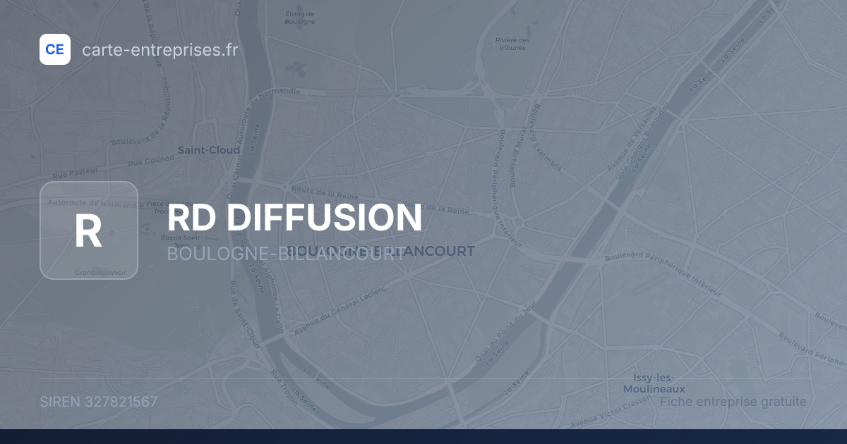 RD DIFFUSION — 327821567 — fiche entreprise