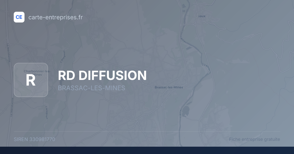 RD DIFFUSION — 330981770 — fiche entreprise