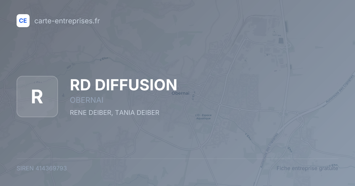 RD DIFFUSION — 414369793 — fiche entreprise