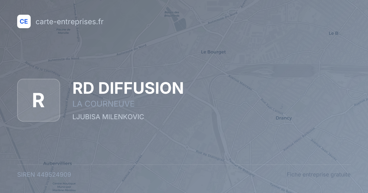 RD DIFFUSION — 449524909 — fiche entreprise