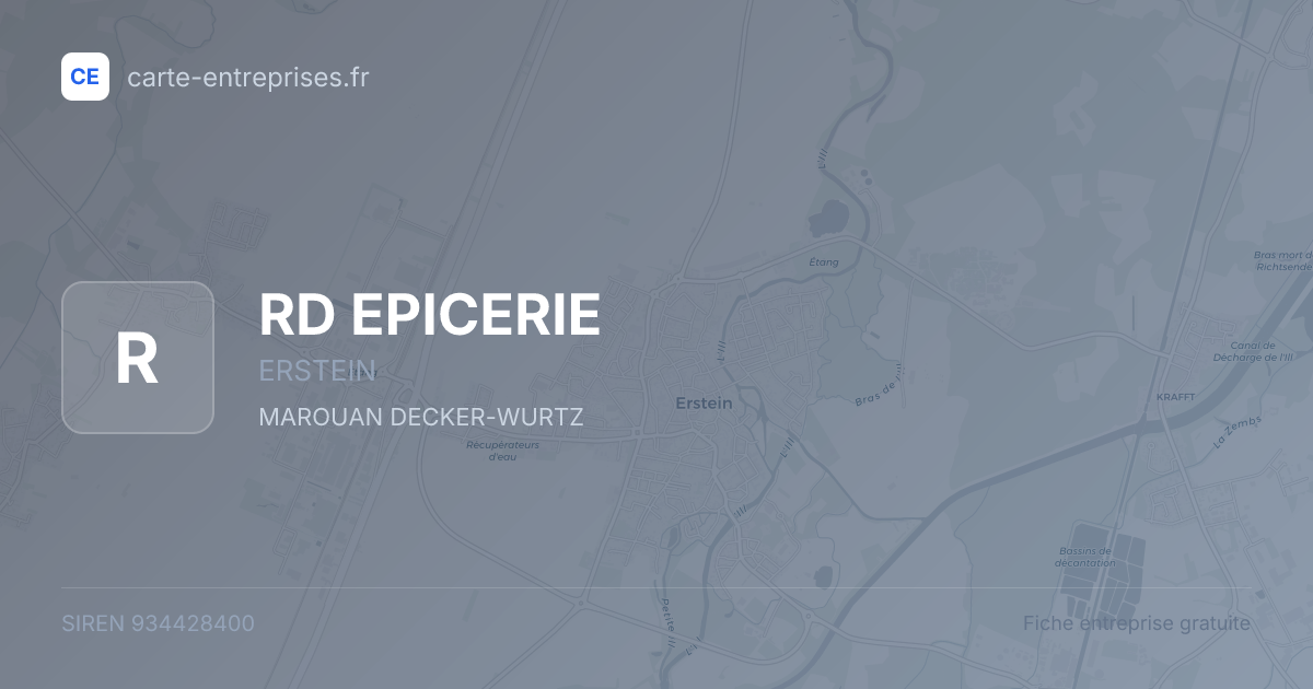 RD EPICERIE — 934428400 — fiche entreprise