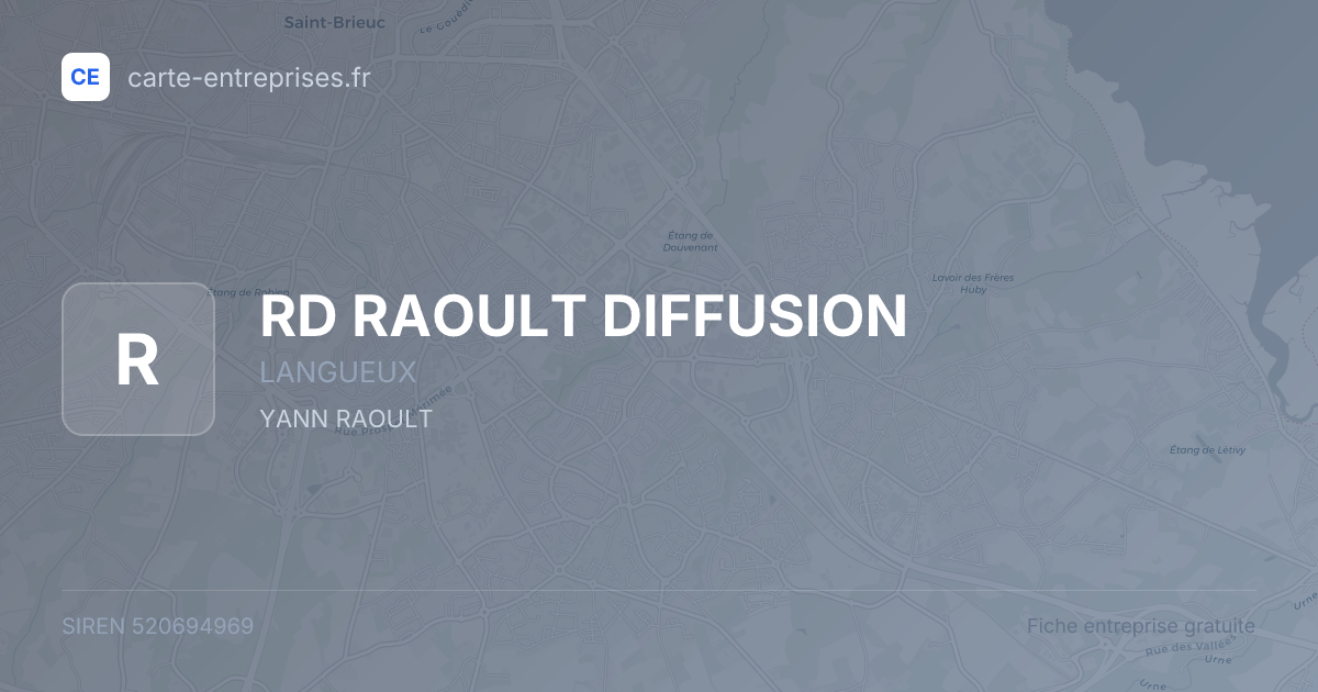 RD RAOULT DIFFUSION — 520694969 — fiche entreprise
