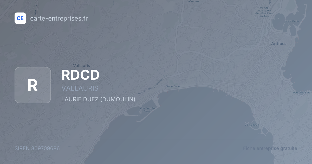 RDCD — 809709686 — fiche entreprise