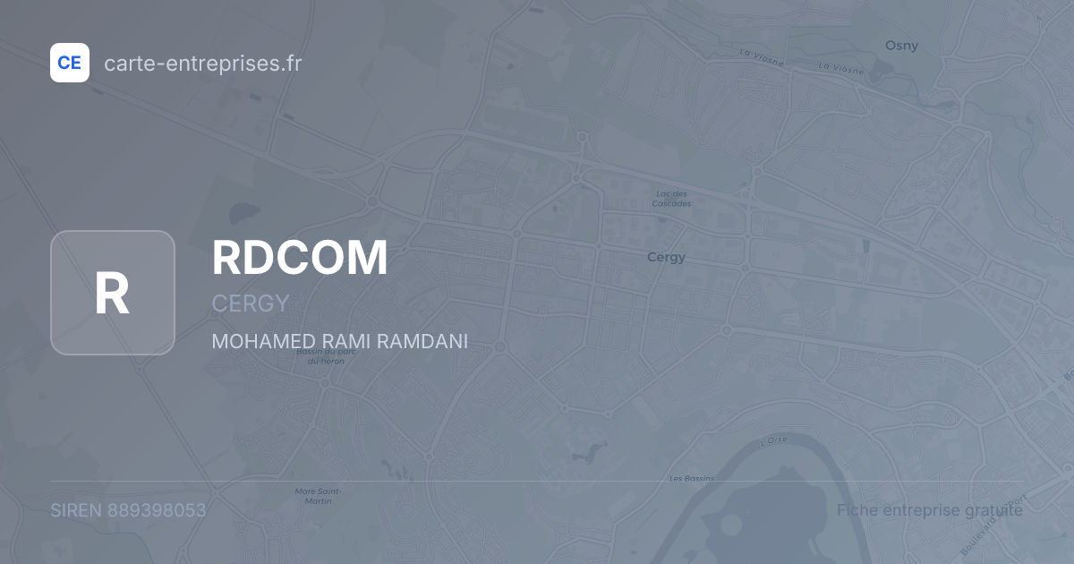 RDCOM — 889398053 — fiche entreprise