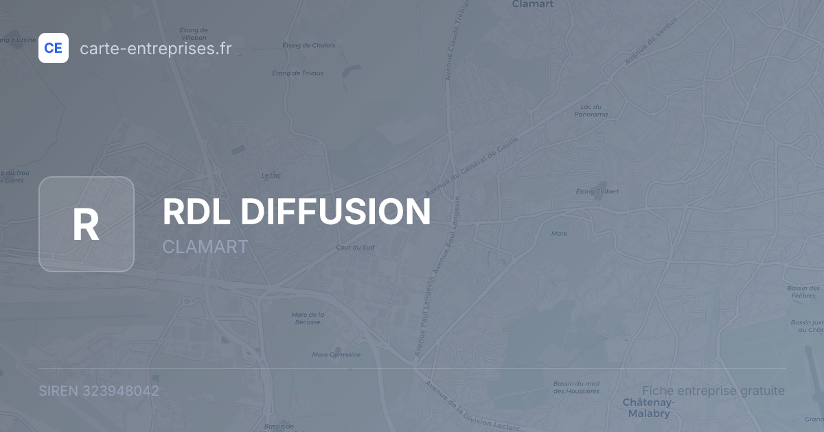 RDL DIFFUSION — 323948042 — fiche entreprise