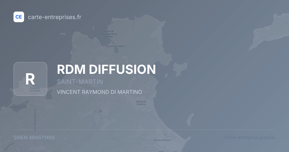 RDM DIFFUSION — 484671466 — fiche entreprise