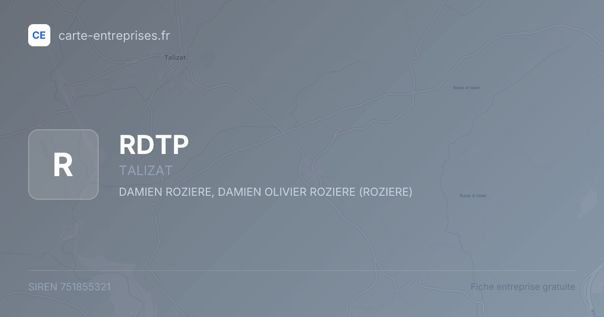 RDTP — 751855321 — fiche entreprise