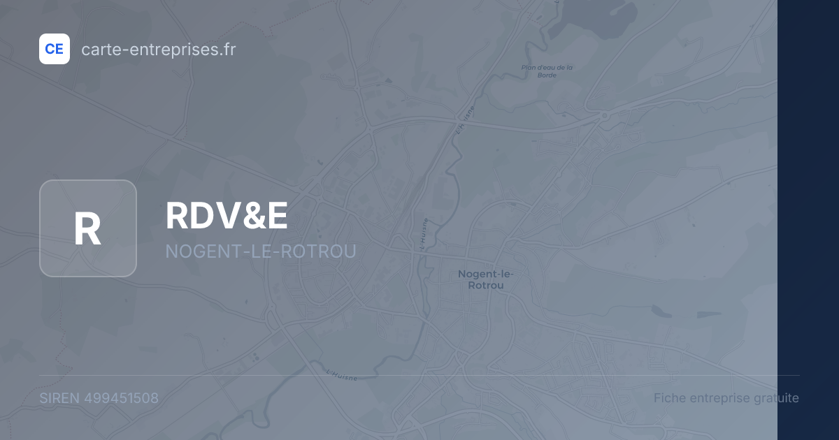 RDV&E — 499451508 — fiche entreprise