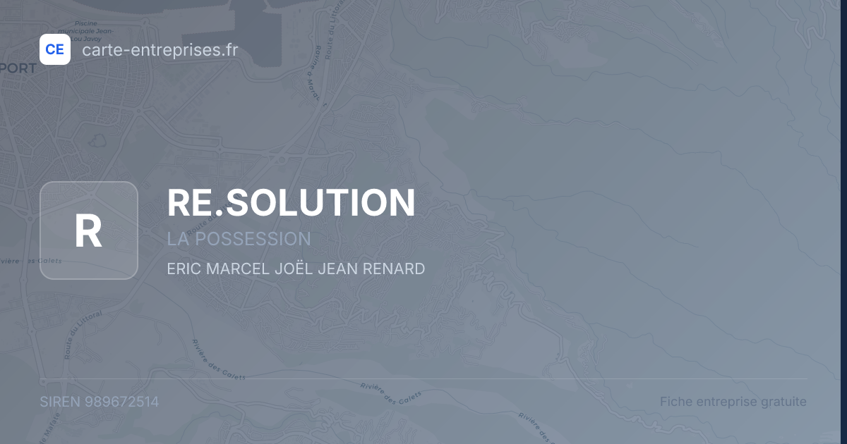 RE.SOLUTION — 989672514 — fiche entreprise
