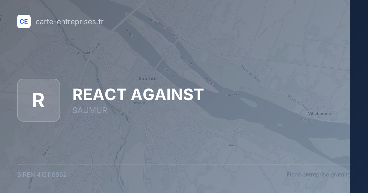 REACT AGAINST — 415116862 — fiche entreprise