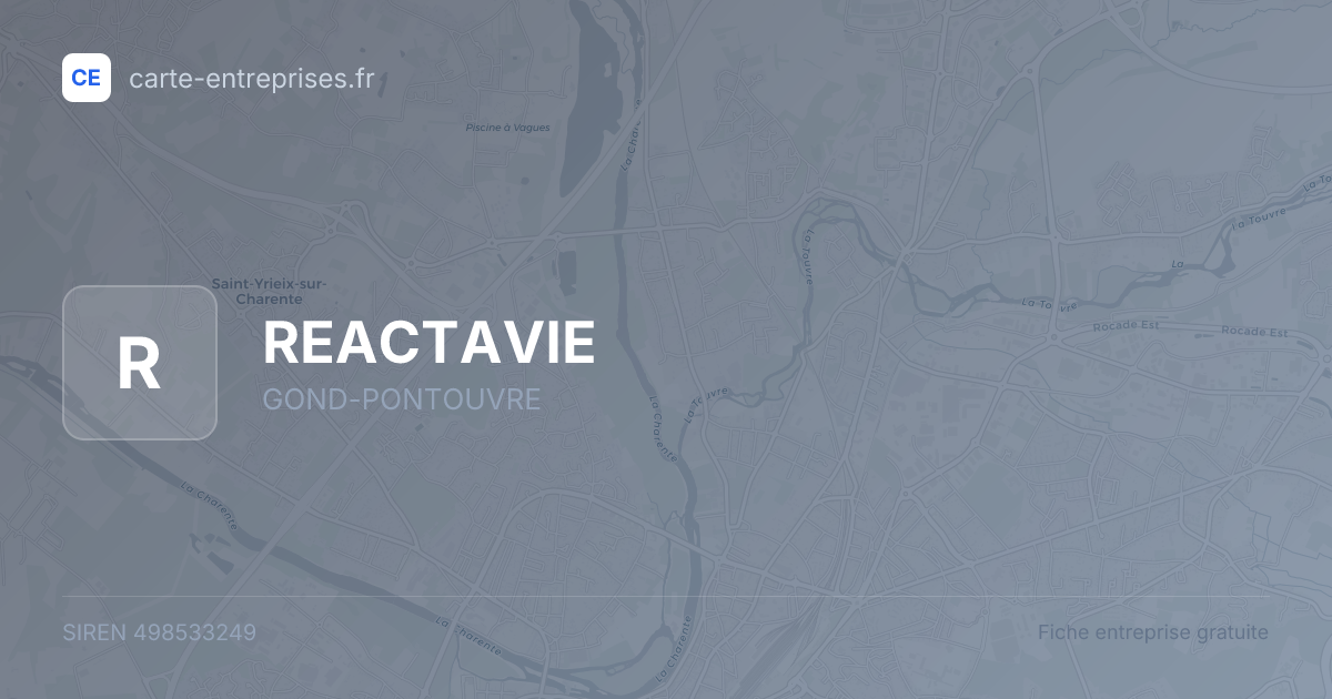 REACTAVIE — 498533249 — fiche entreprise