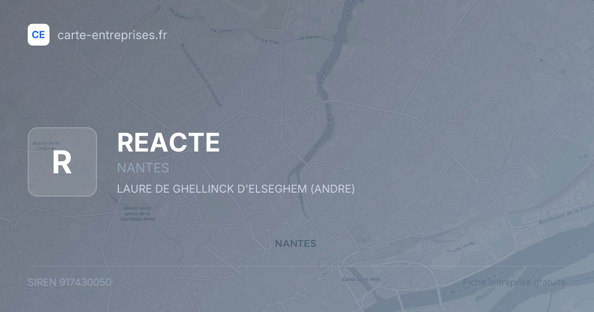 REACTE — 917430050 — fiche entreprise